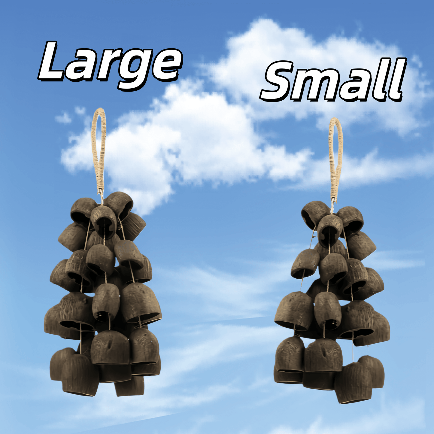 Handmade Salin Water Bellwood Seed Shell Hand Bell
