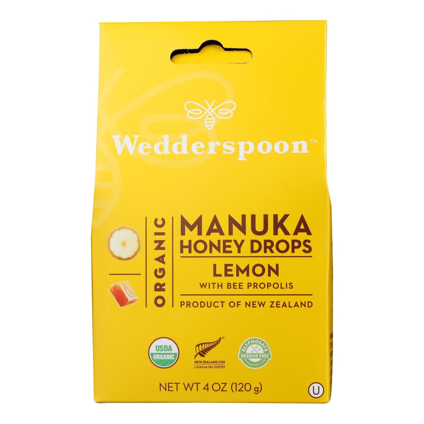 Wedderspoon | Manuka Honey Drops Lemon