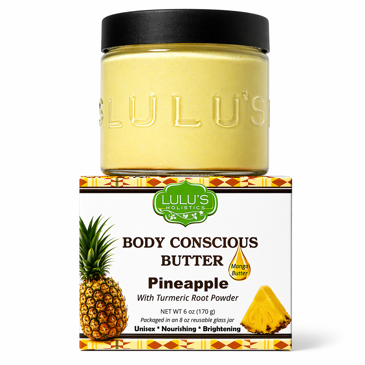 Pineapple Turmeric Whipped Mango Body Butter