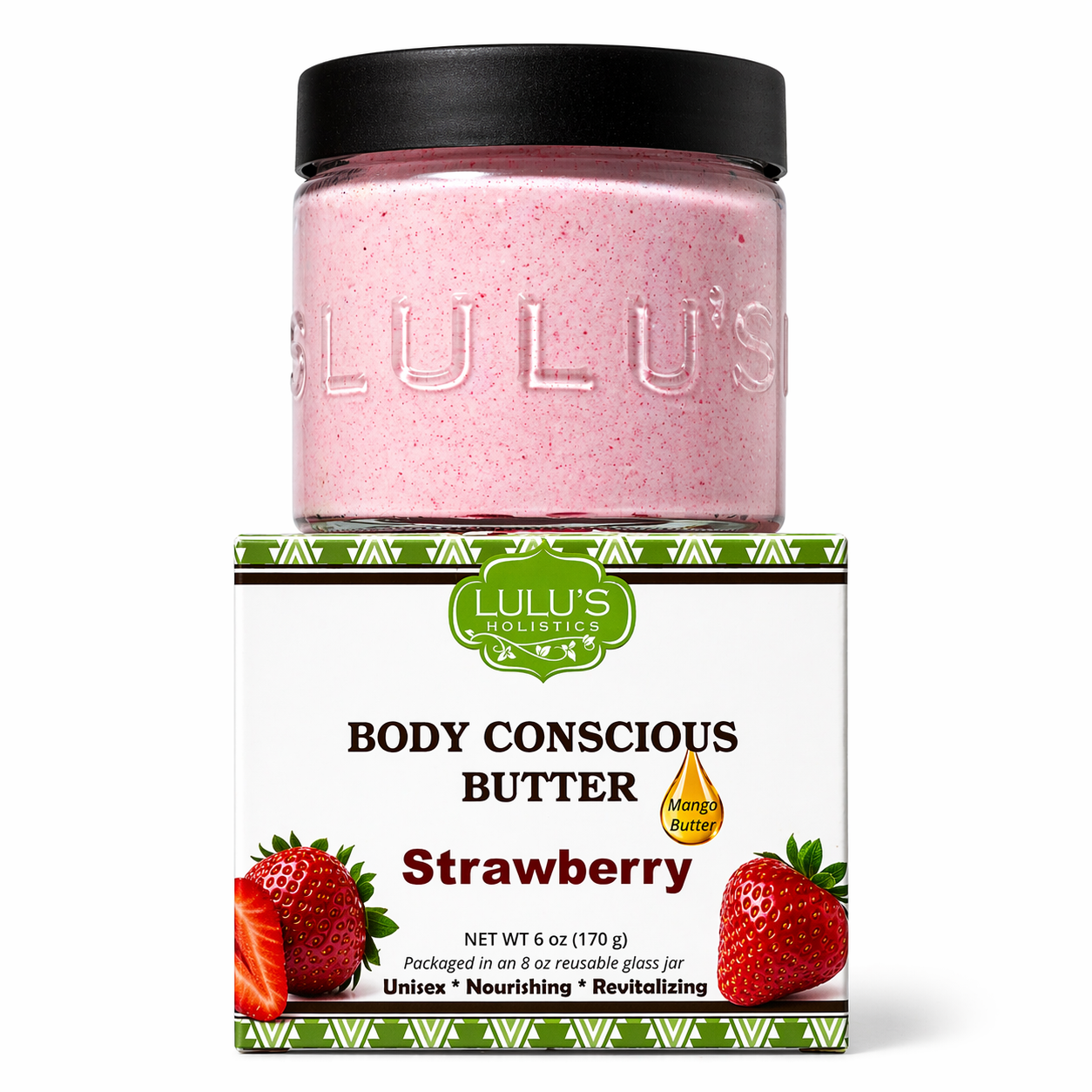 Strawberry + Dragon Fruit Whipped Mango Body Butter