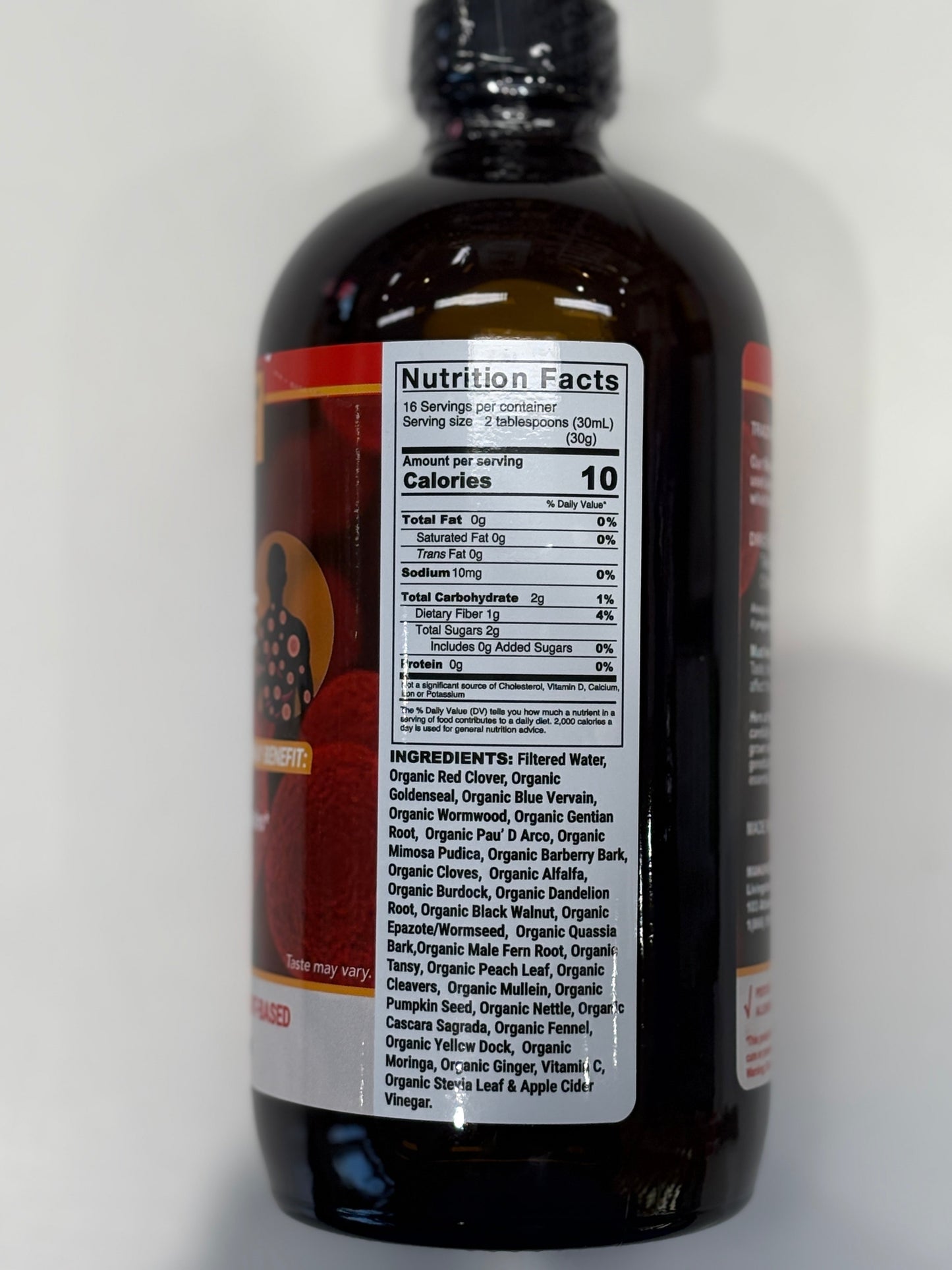 Organic Herbal Liquid Blood + Parasite Cleanse