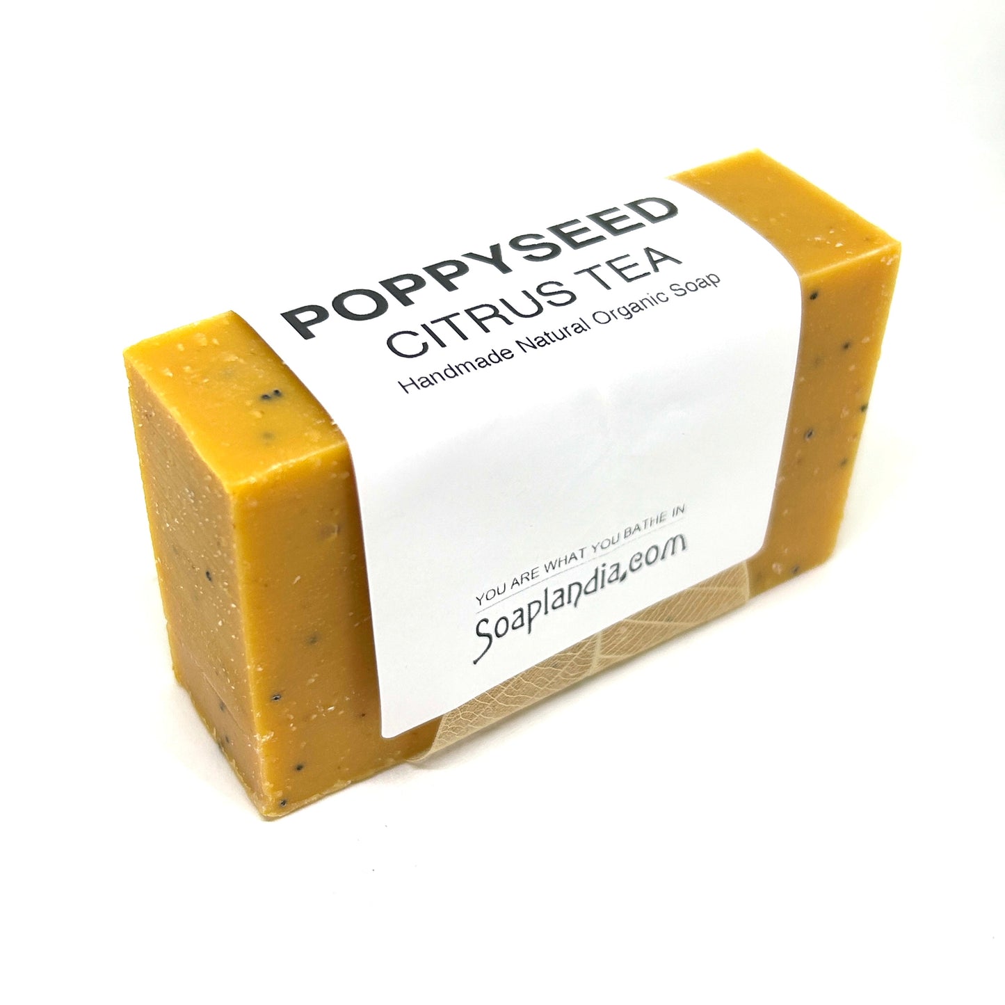Citrus Poppyseed Organic Bar Soap