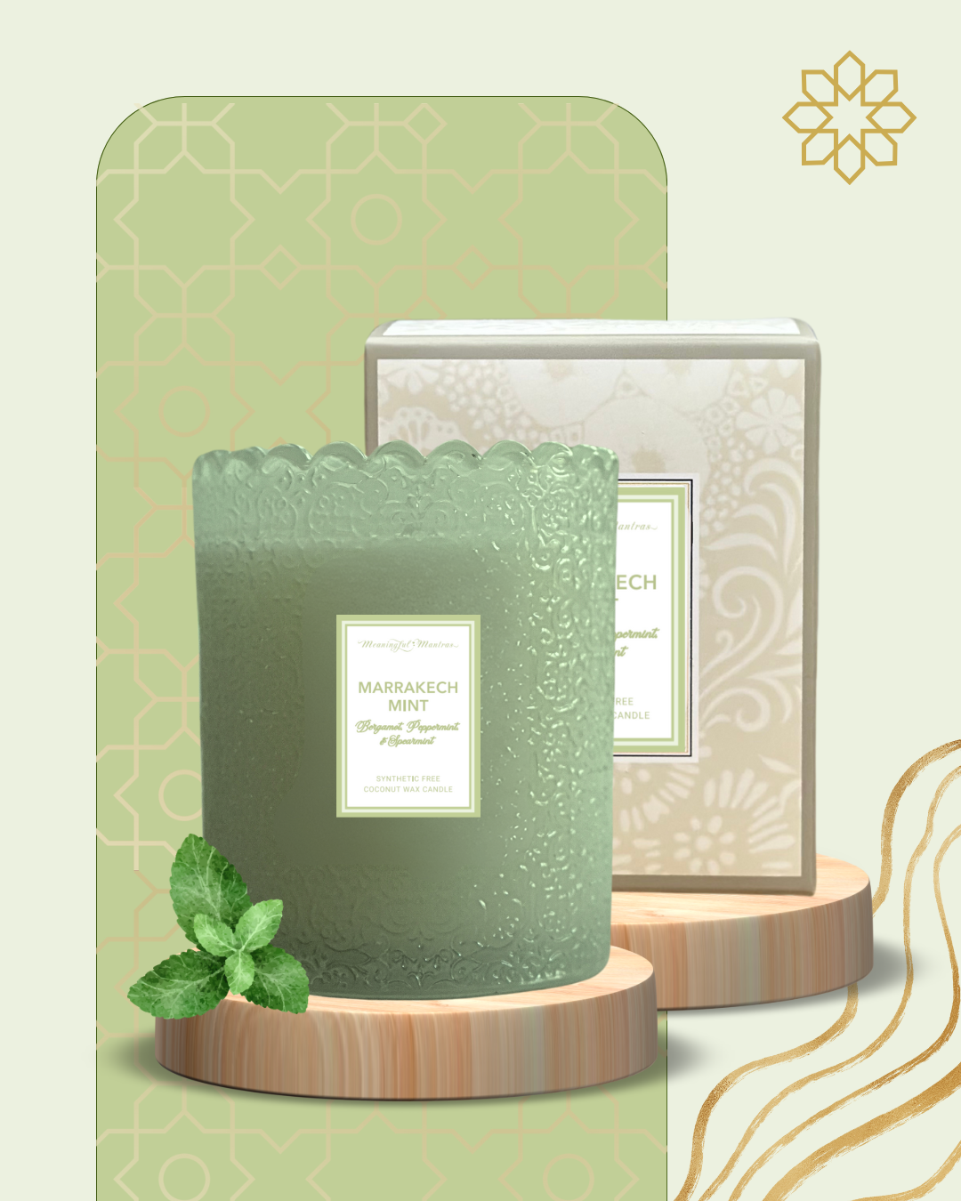 Marrakech Mint Natural Candle