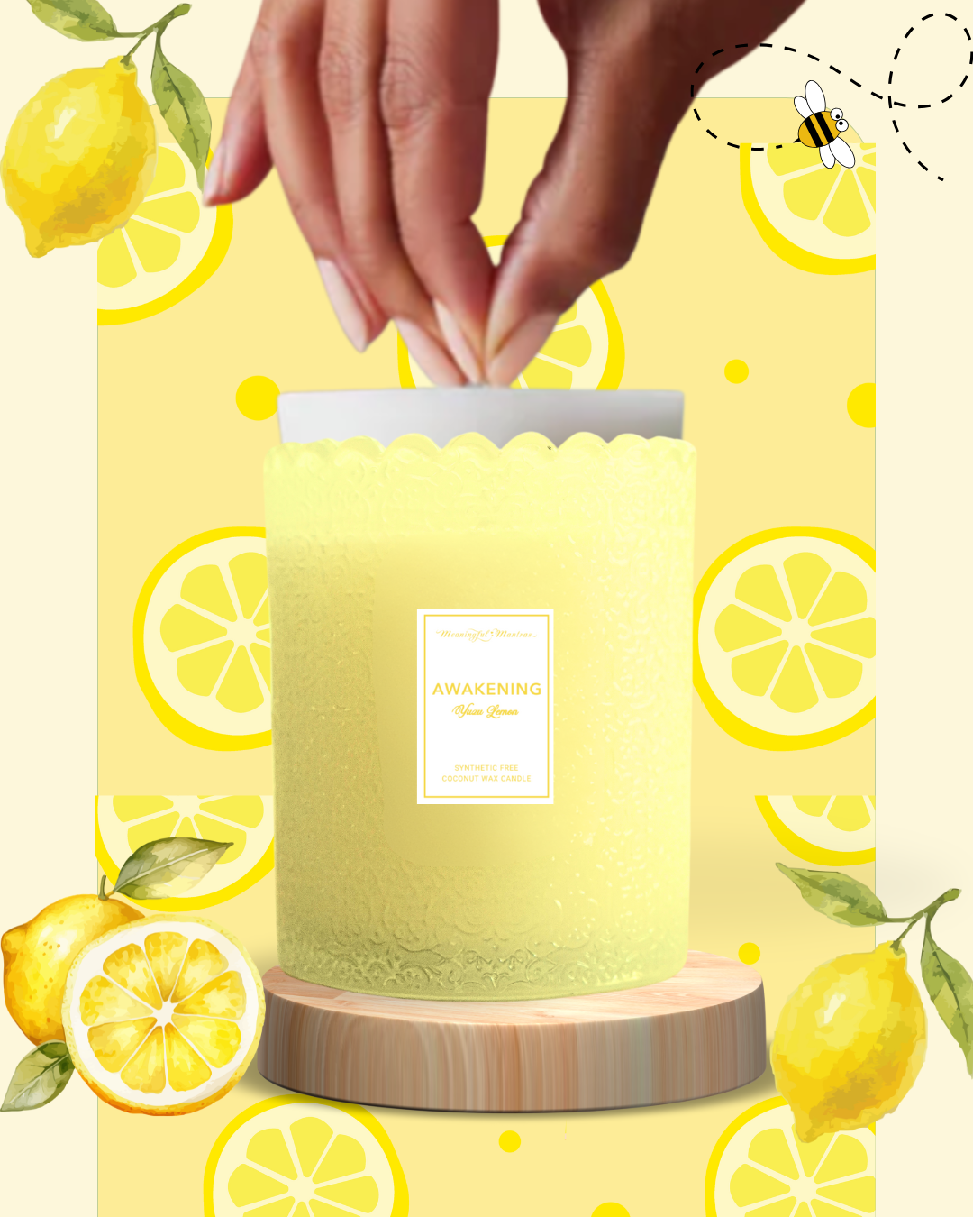 Yuzu Lemon Natural Candle | Refill