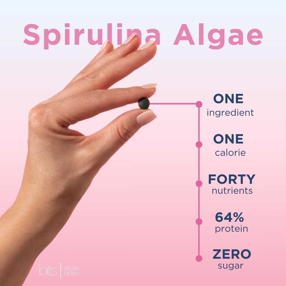 BEAUTYbits® | Premium Spirulina Algae | Small Bag