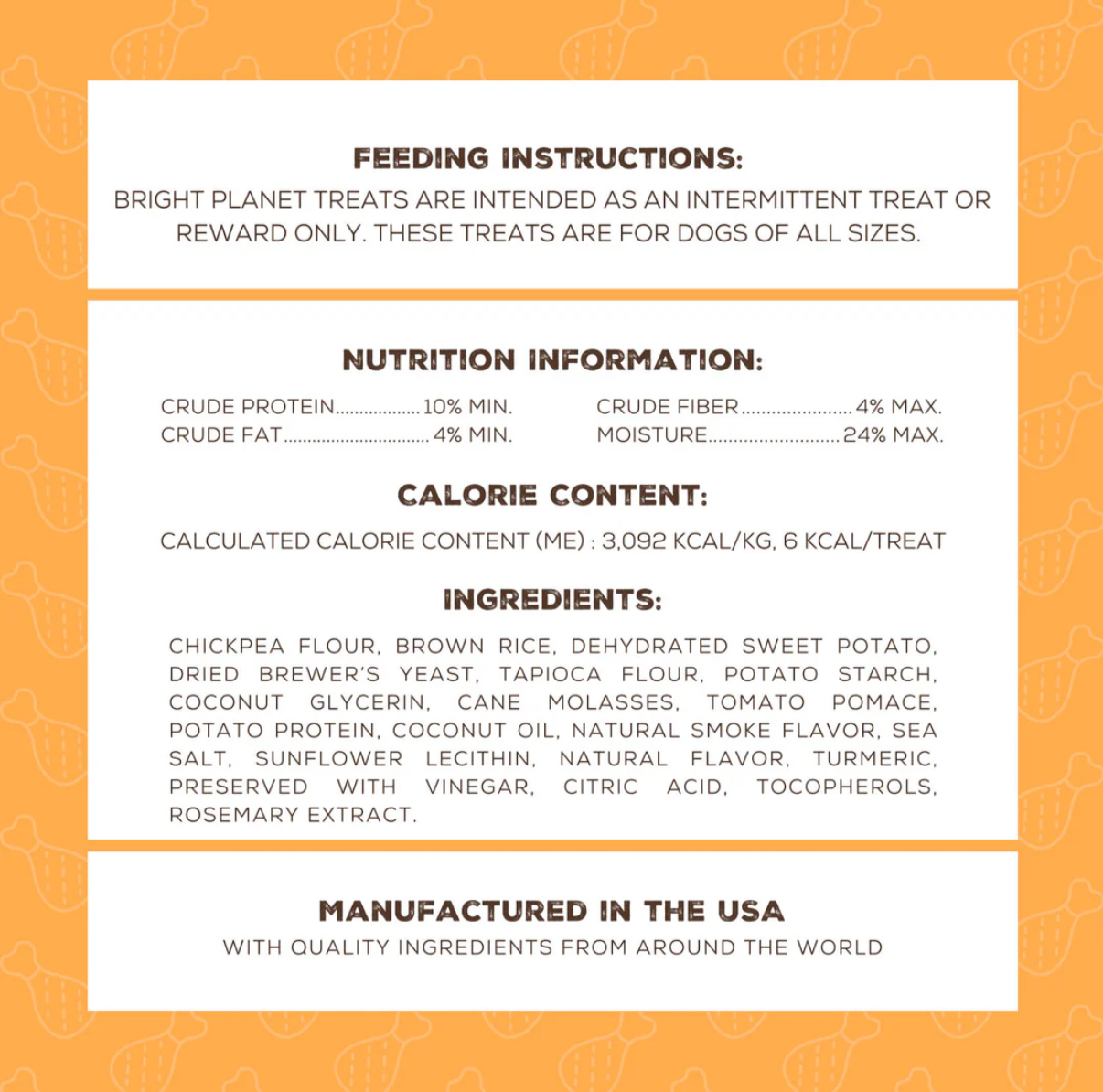 Bright Planet | Better Barbecue Chicken Dog Treats