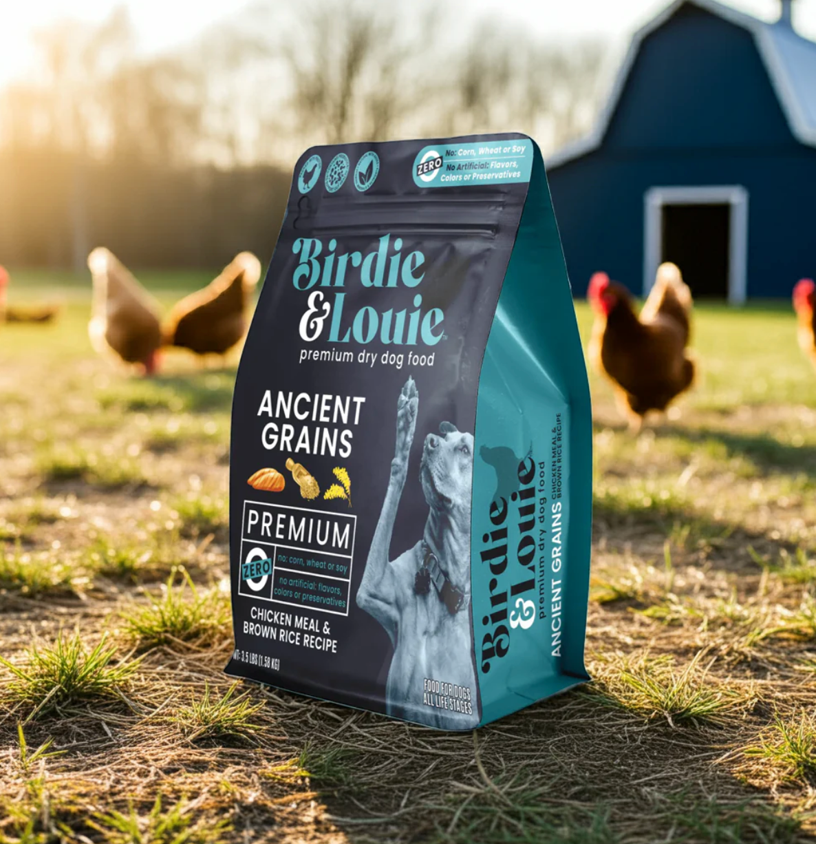 Birdie & Louie | Chicken & Brown Rice Dog Food