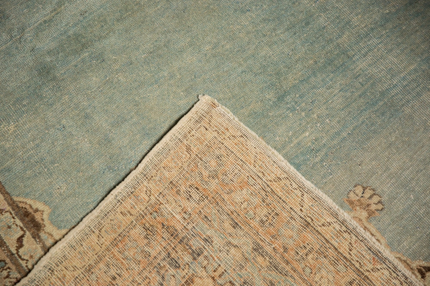 8.5x12.5 Vintage Distressed Tabriz Carpet