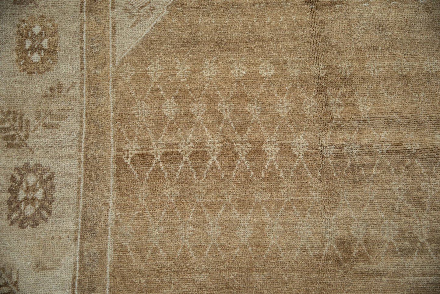 8x10.5 Vintage Distressed Kars Carpet