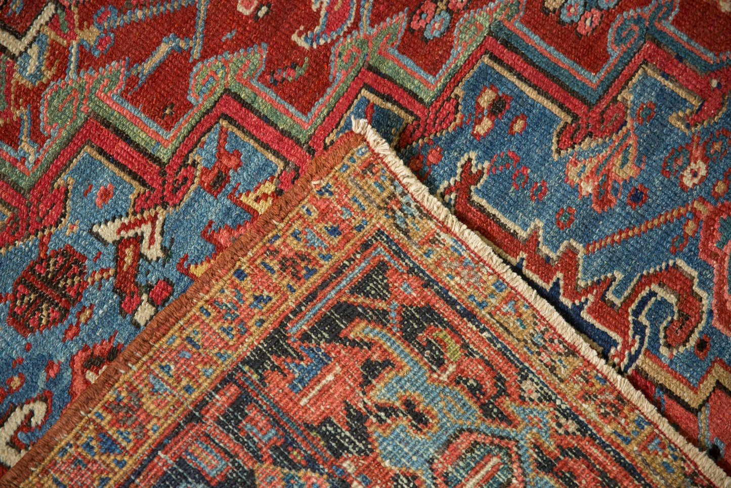 8x11 Vintage Heriz Carpet