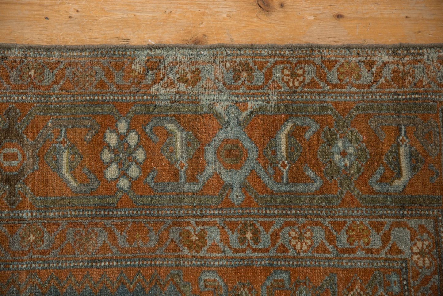 4.5x7.5 Vintage Distressed Malayer Rug