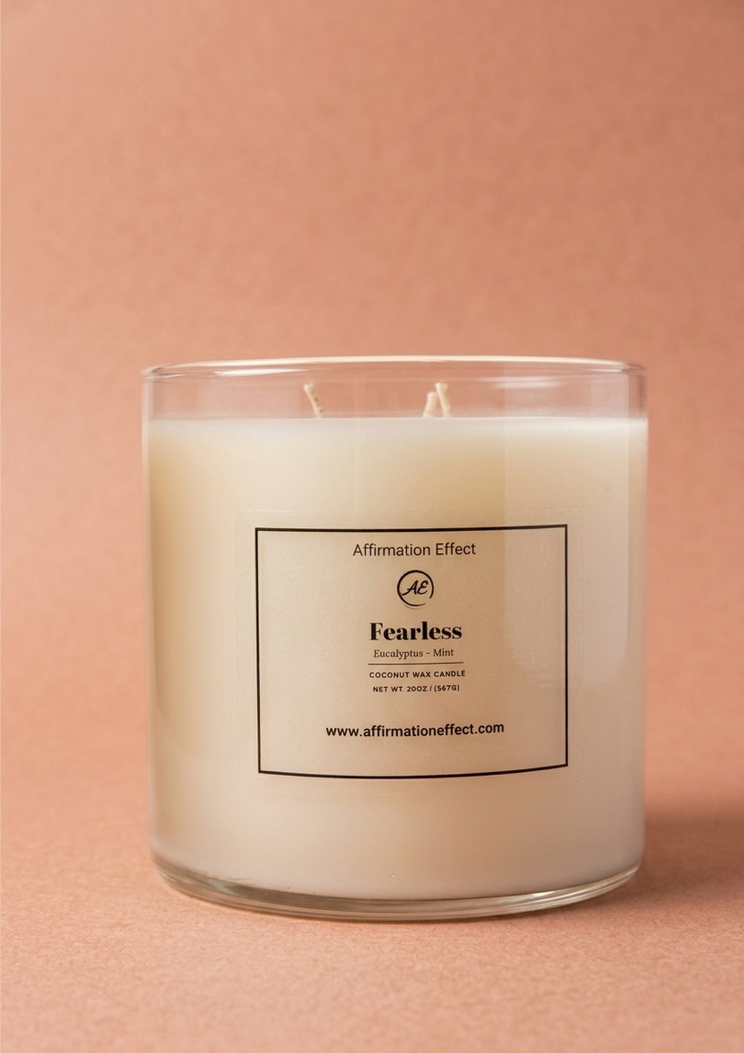 Eucalyptus Mint "Fearless" Affirmation Candle | 60 oz