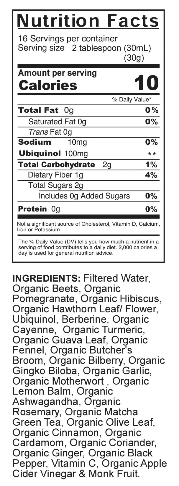 Organic Heart + Circulation Formula
