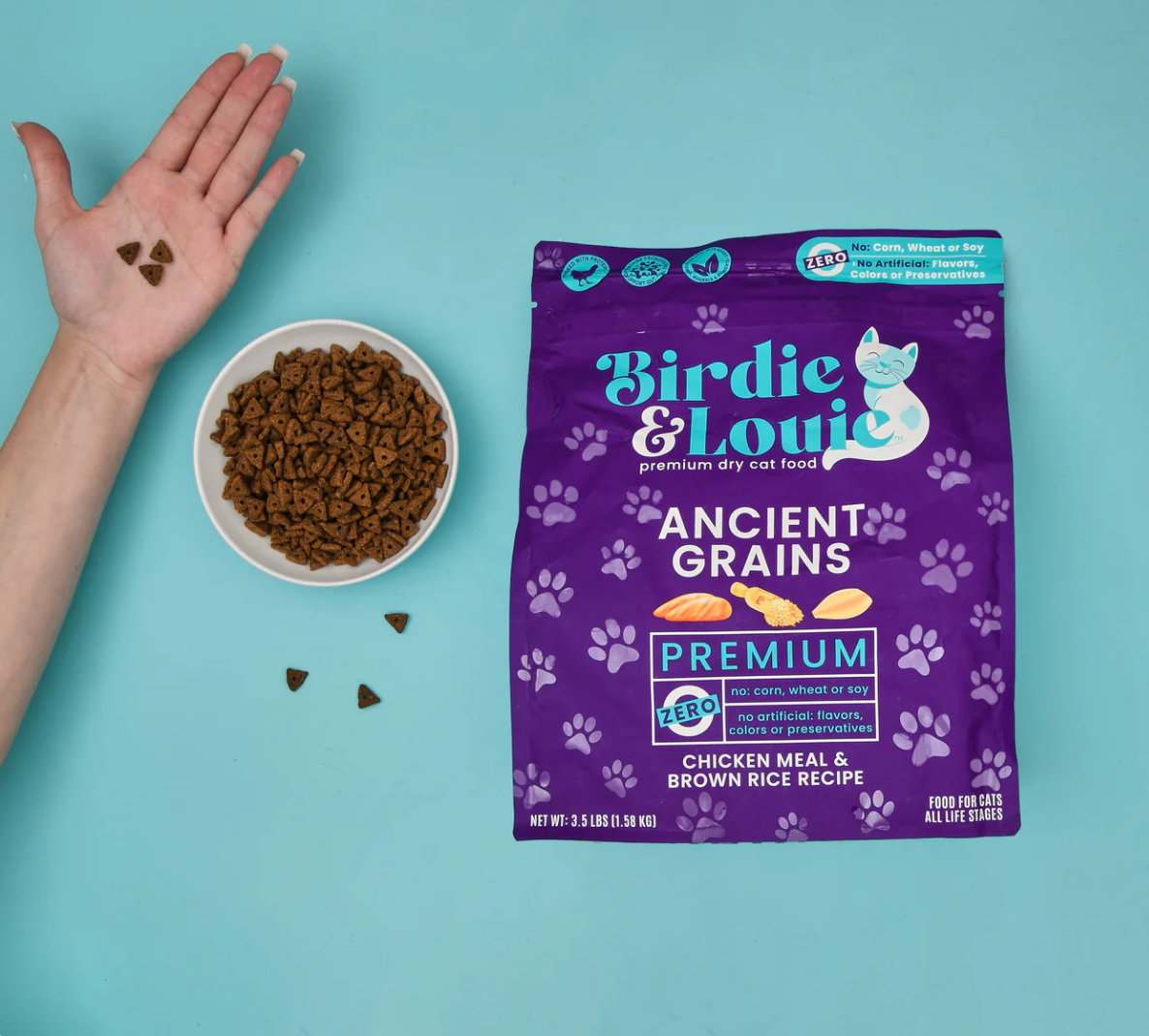 Birdie & Louie | Chicken & Brown Rice Cat Food