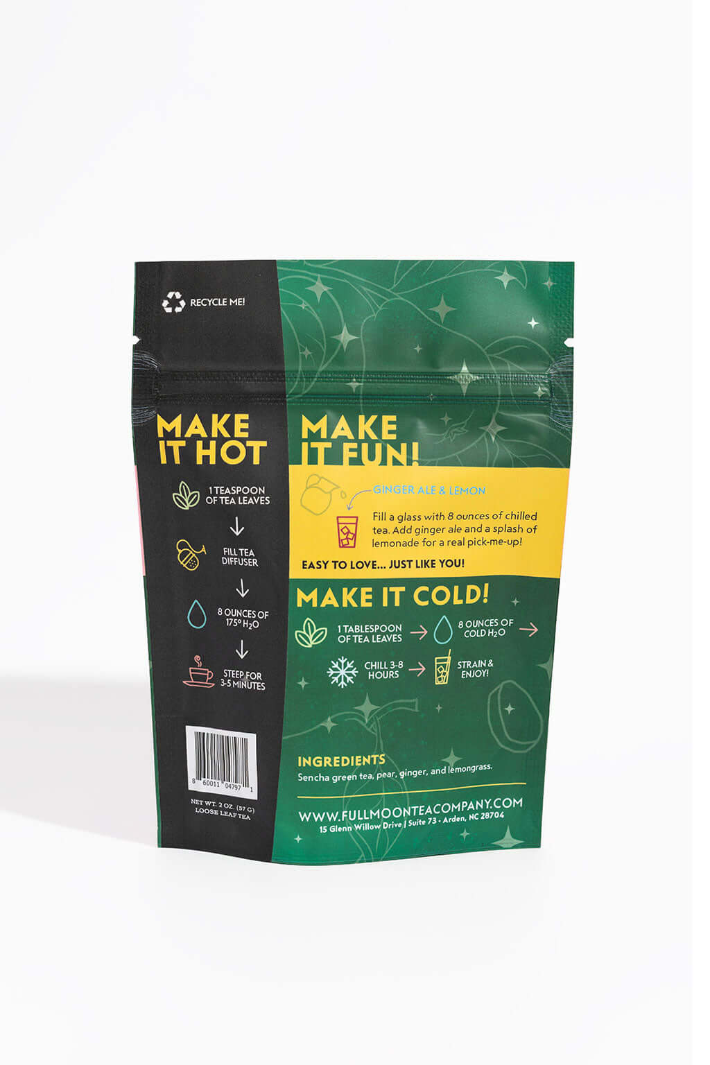 Pear & Ginger Green Premium Loose Leaf Tea