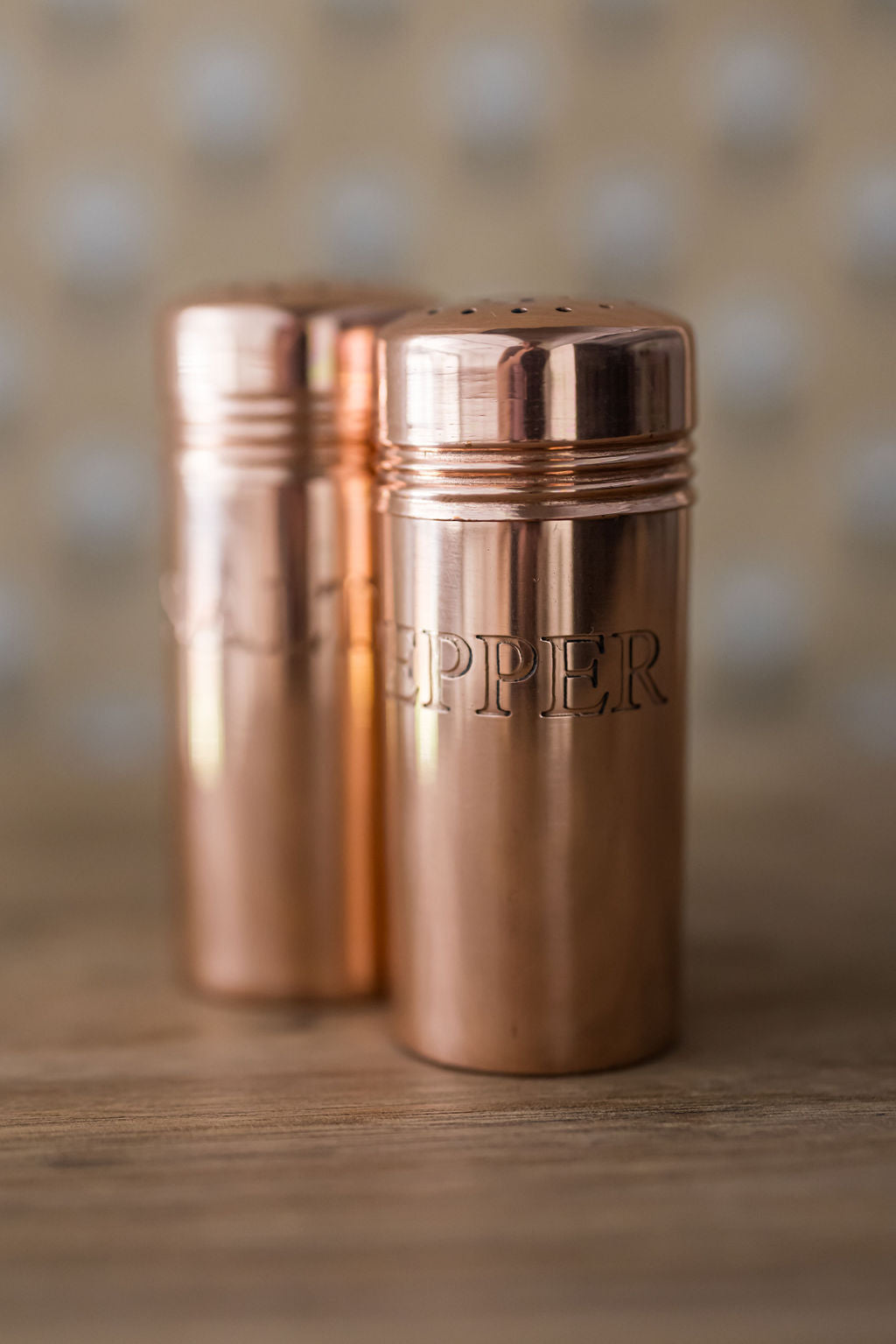 Copper Salt | Pepper Shakers