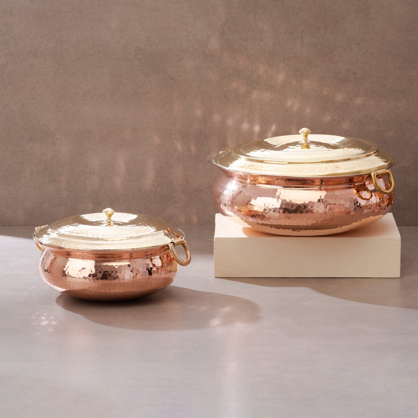 Copper Hammered Braiser