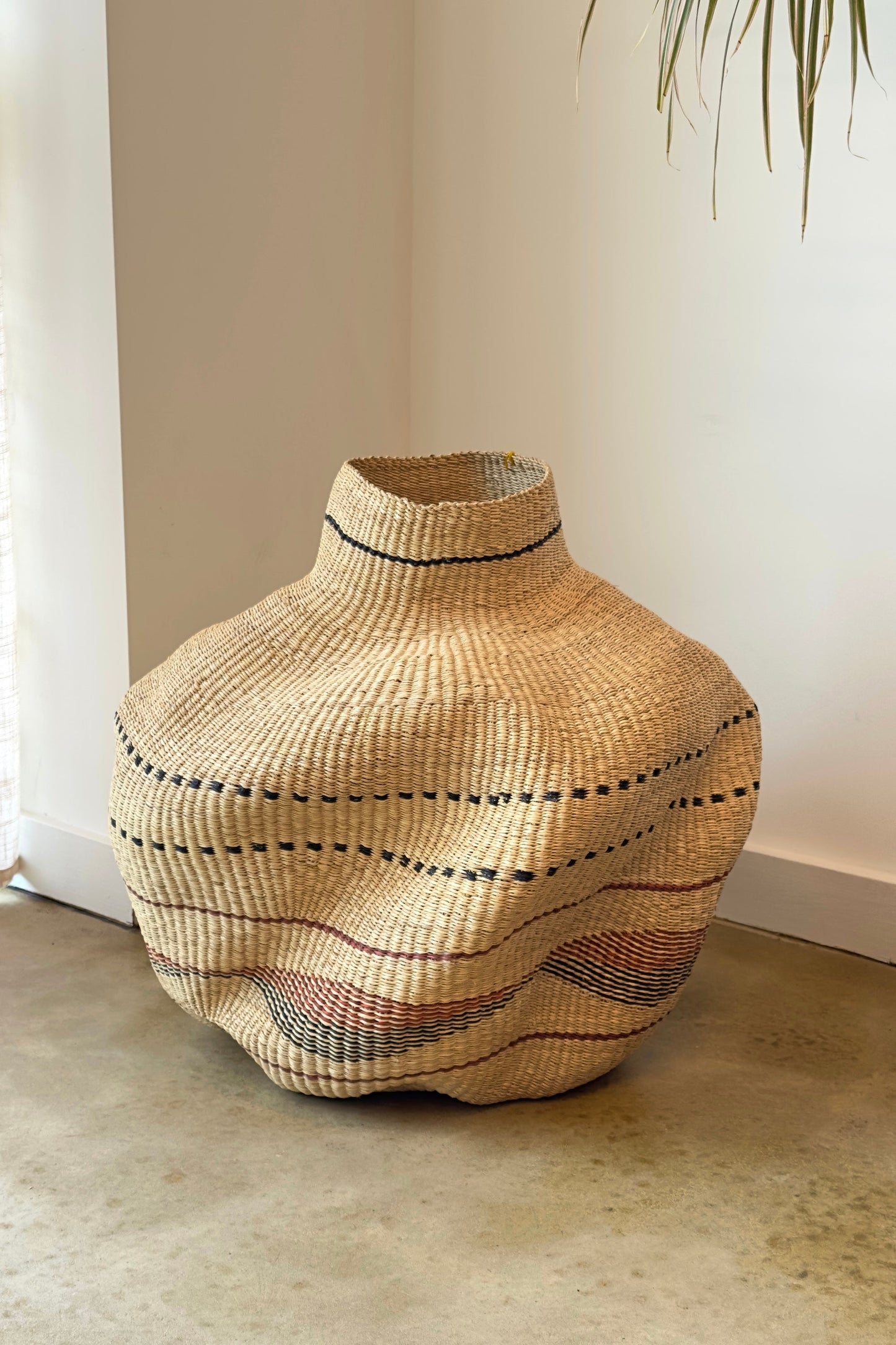 Handwoven Wavy Basket