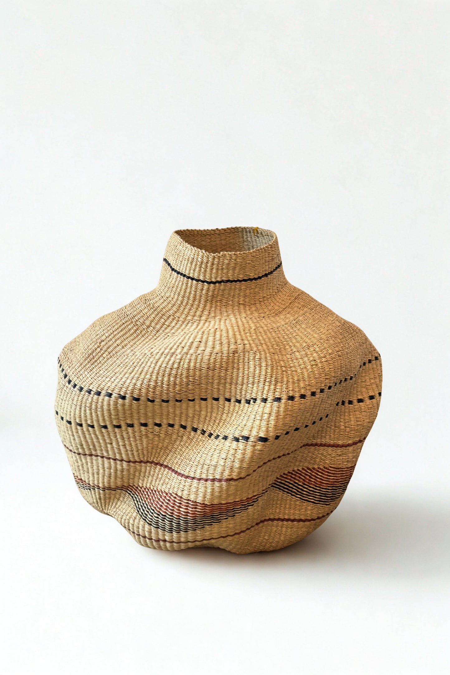 Handwoven Wavy Basket