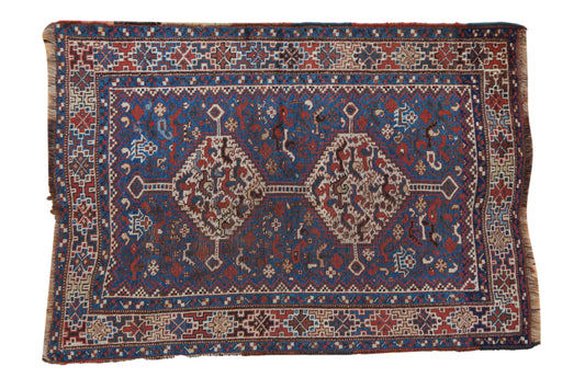 3.5x5 Vintage Kamseh Rug