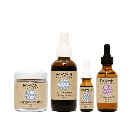 Clarify Skincare Ritual | Ayurvedic Set for Blemish-Prone + Oily Skin