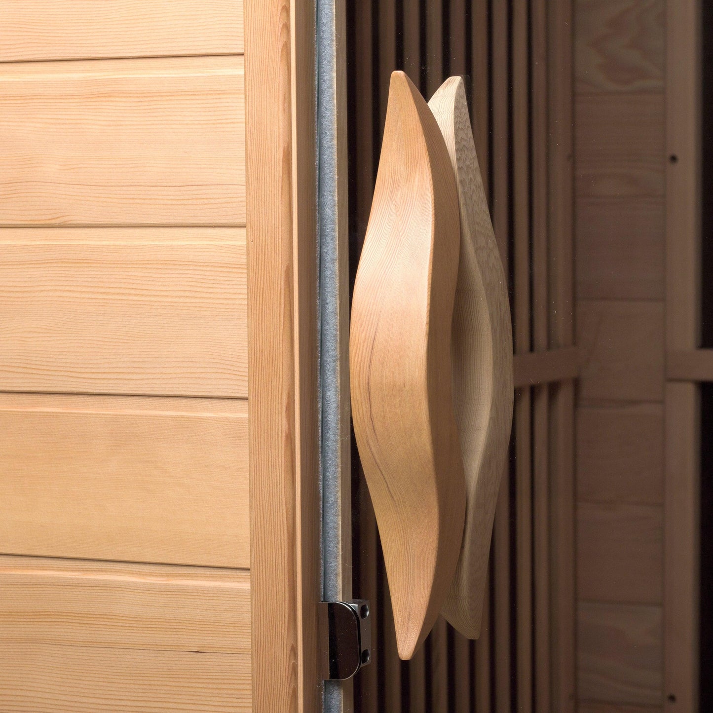 2-Person Carbon Infrared Sauna | Canadian Hemlock Wooden Sauna