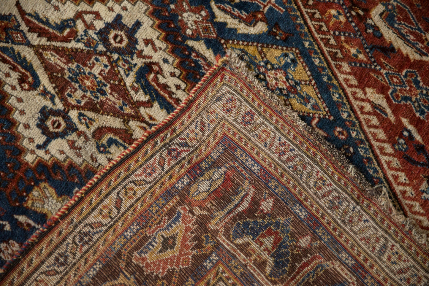 4.5x7.5 Antique Fine Qashqai Rug