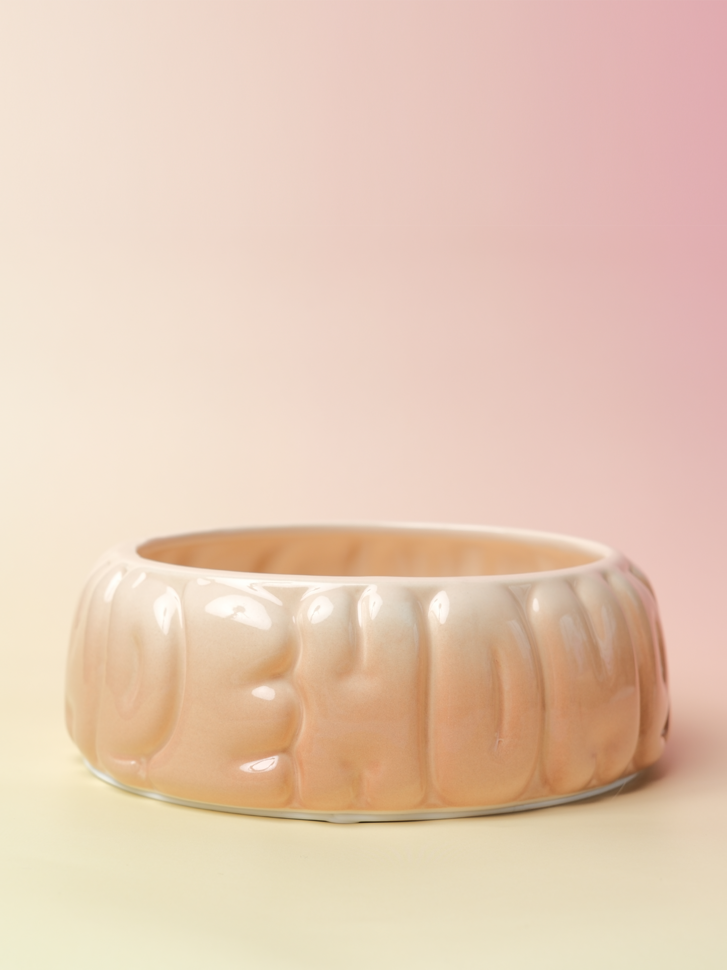 PEHOM | Puff Pet Bowl | Gradient Caramel