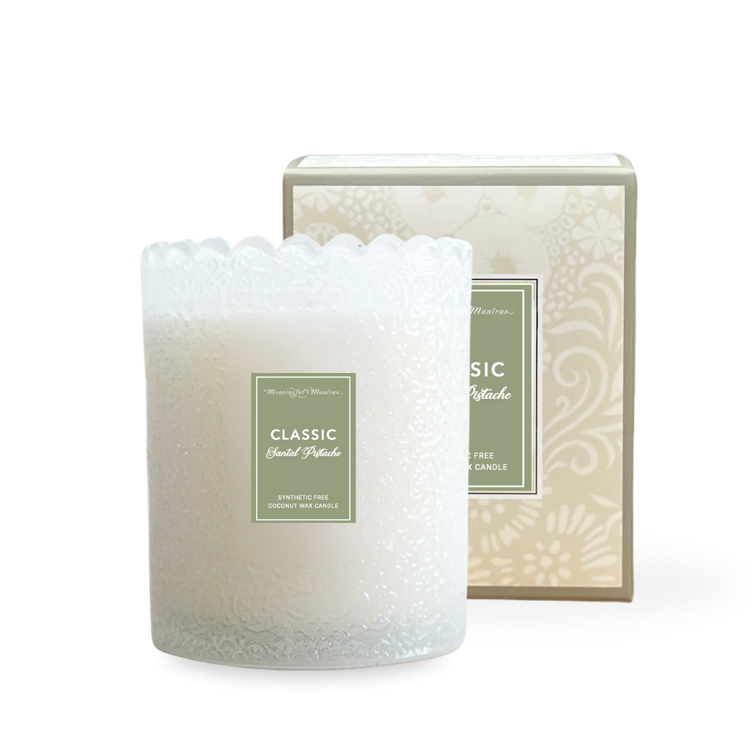Meaningful Mantras Santal Pistache Candle