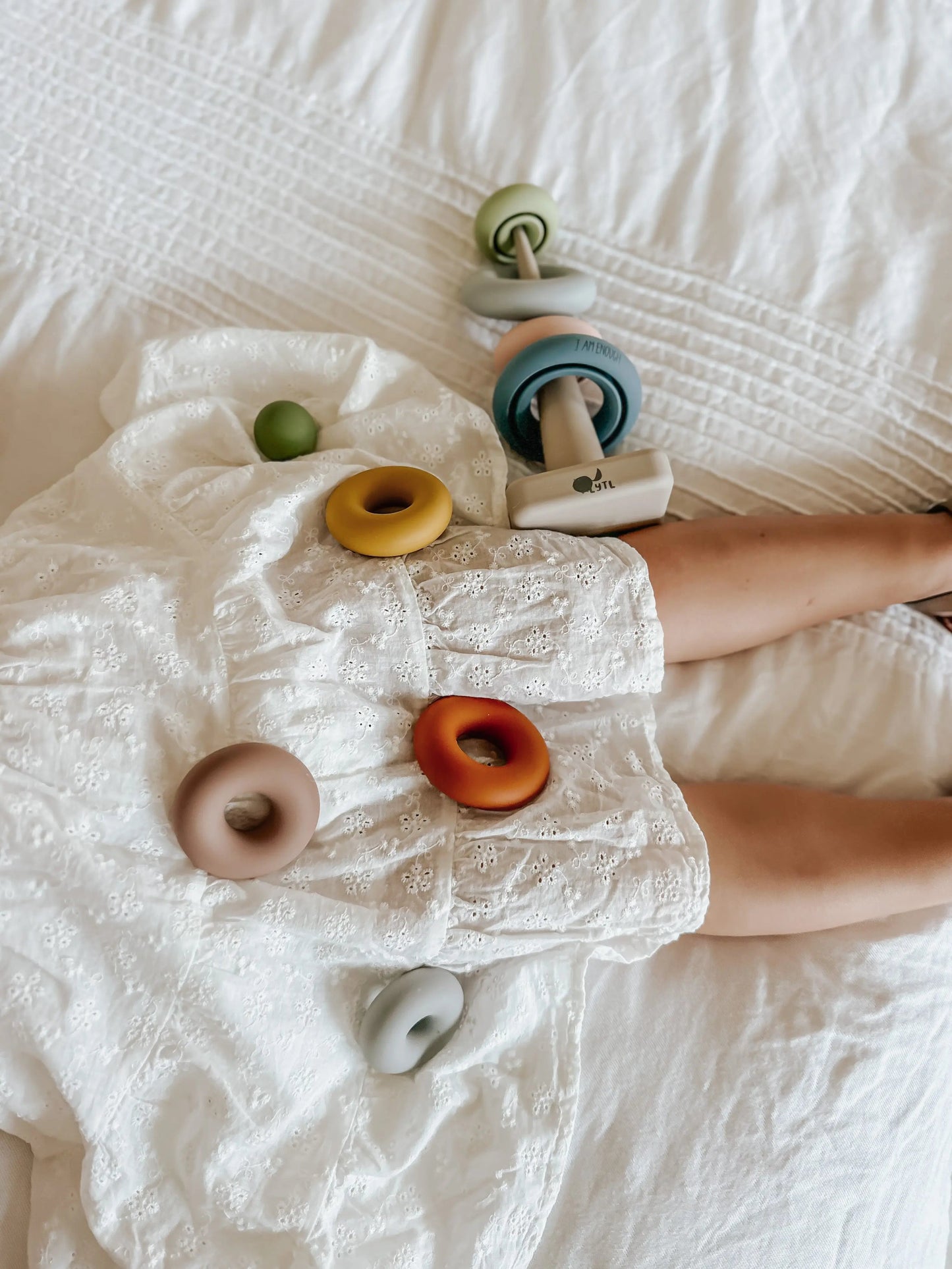 Silicone Ring Stacking Toy |10pc| LYTL®️