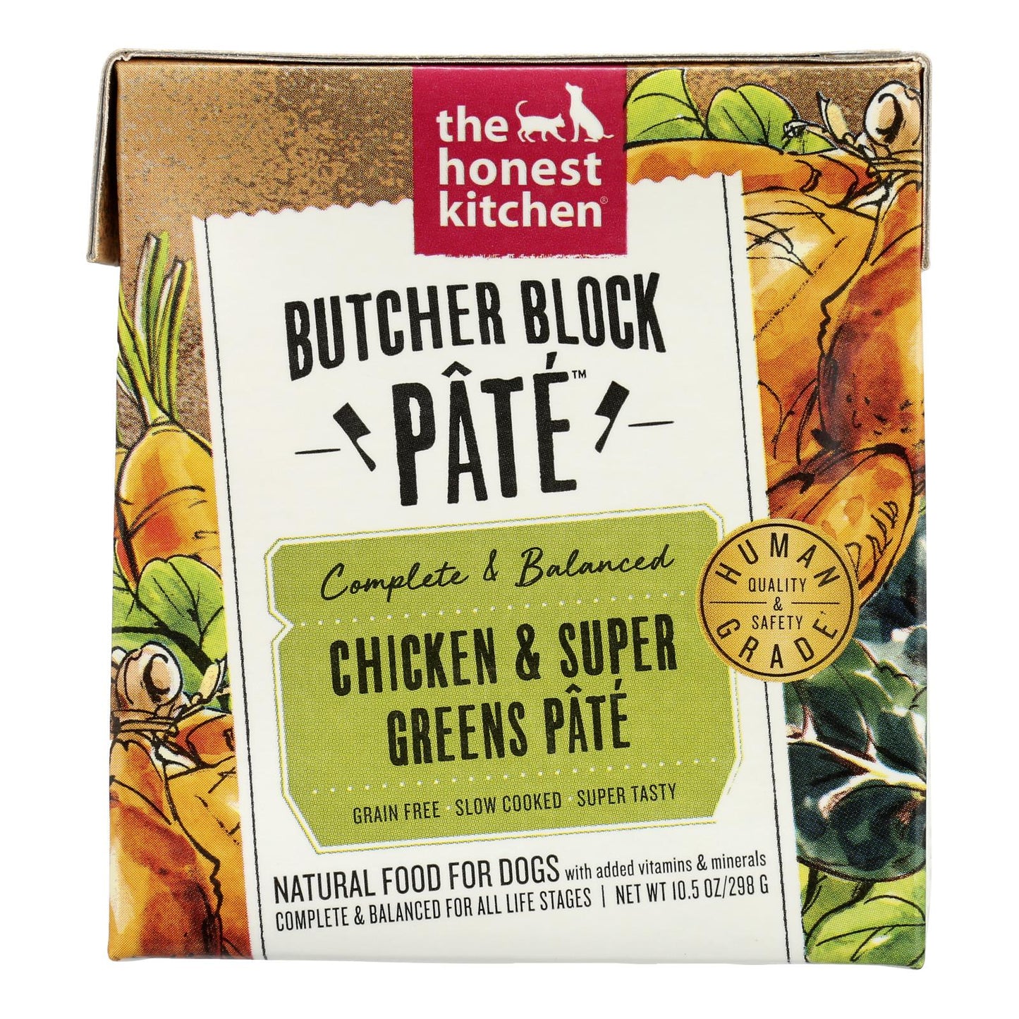 The Honest Kitchen | Dog Food Pate Chicken Greens