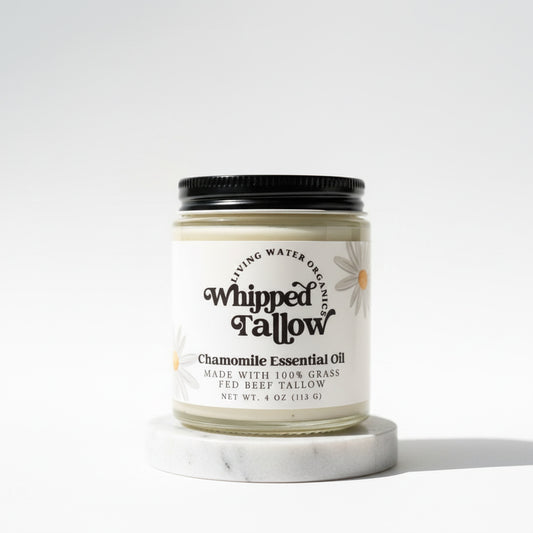 100% Grass Fed Whipped Tallow for Face, Hair and Skin