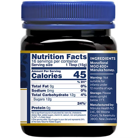 Manuka Health | MGO 400+ Manuka Honey