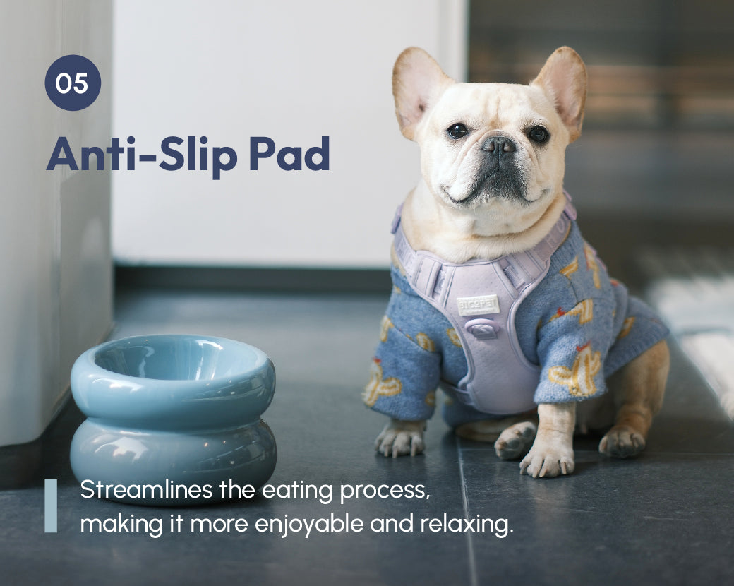 PEHOM | Soufflé Pet Bowl | Frozen Blue
