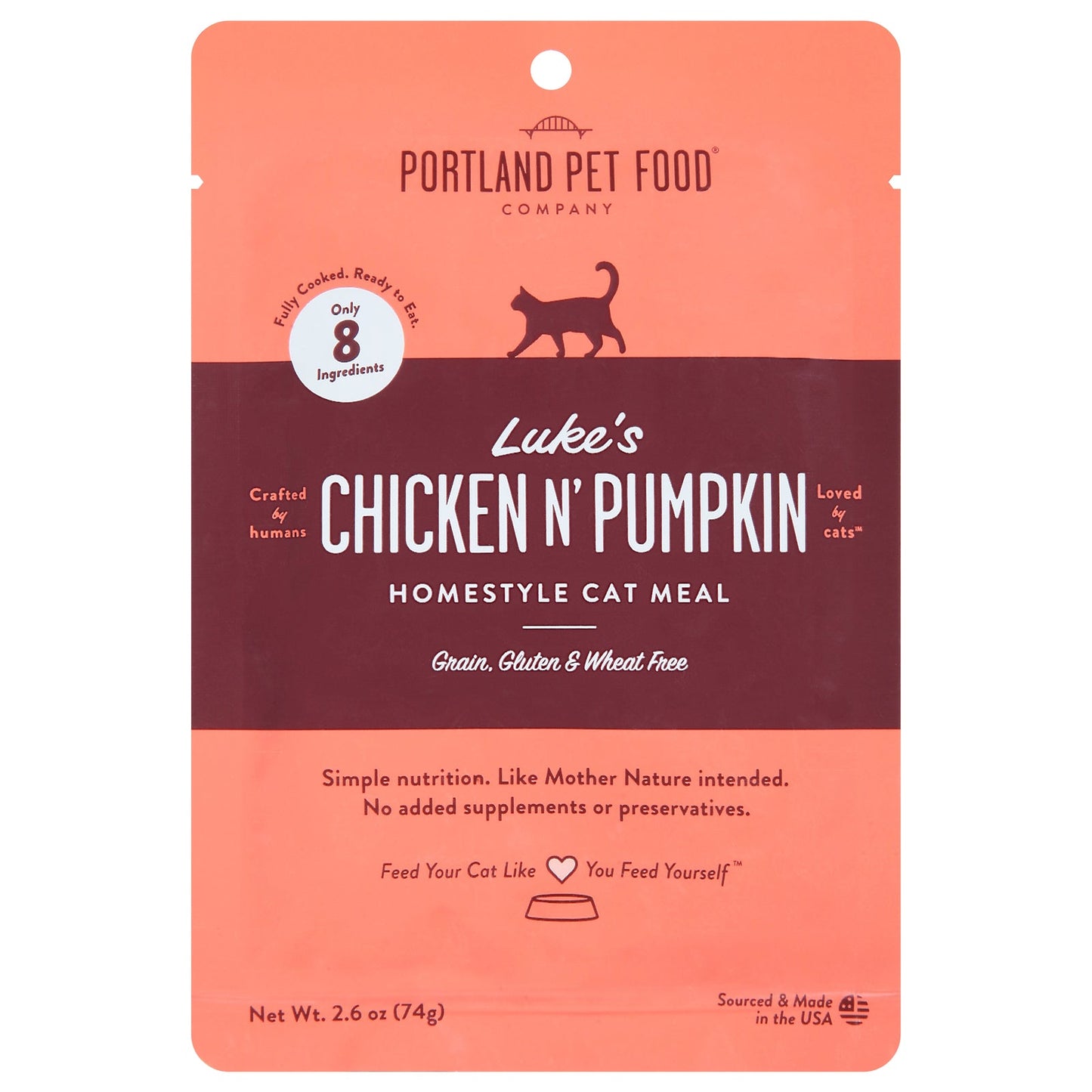 Portland Pet Food Company | Chicken & Pumpkin Cat Food Pouches