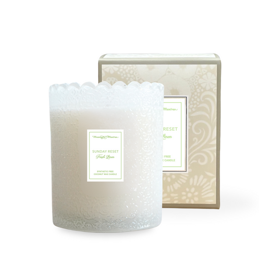 Sunday Reset Fresh Linen Natural Candle