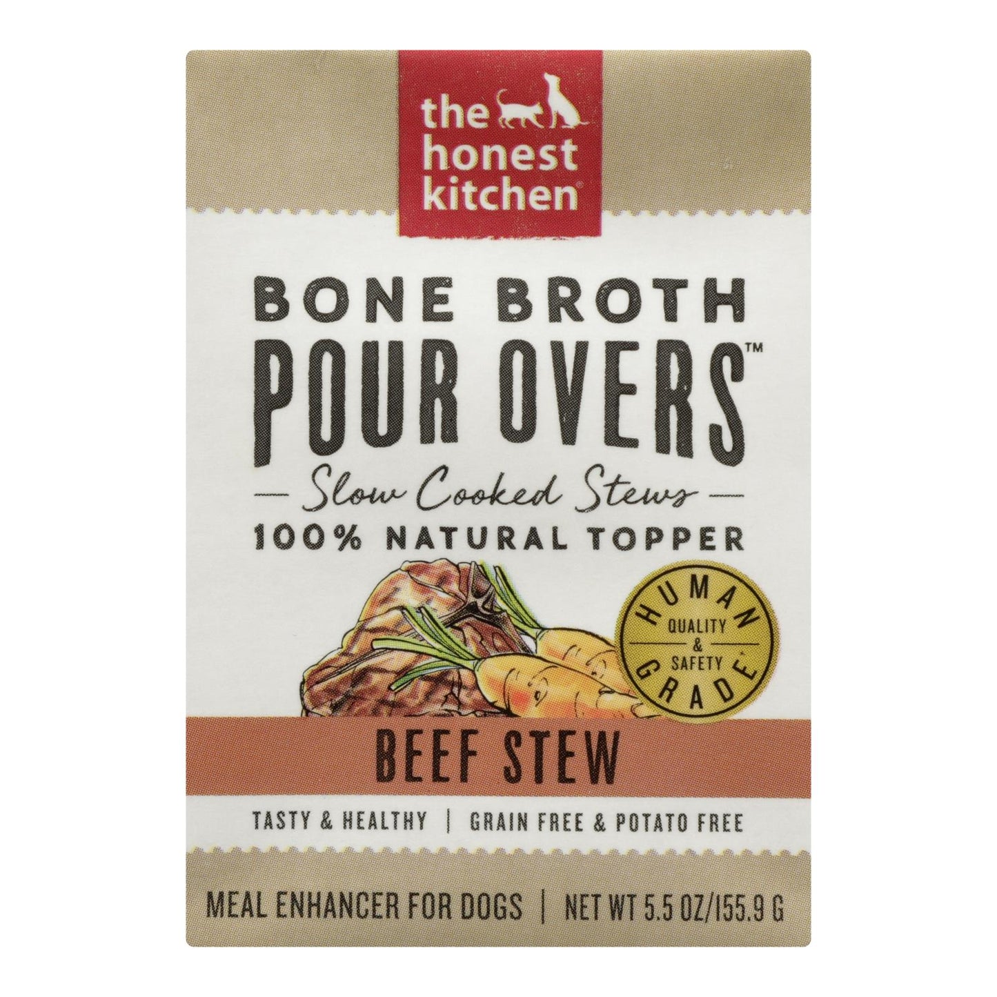 The Honest Kitchen | Dog Food Porridge Over Beef Stew