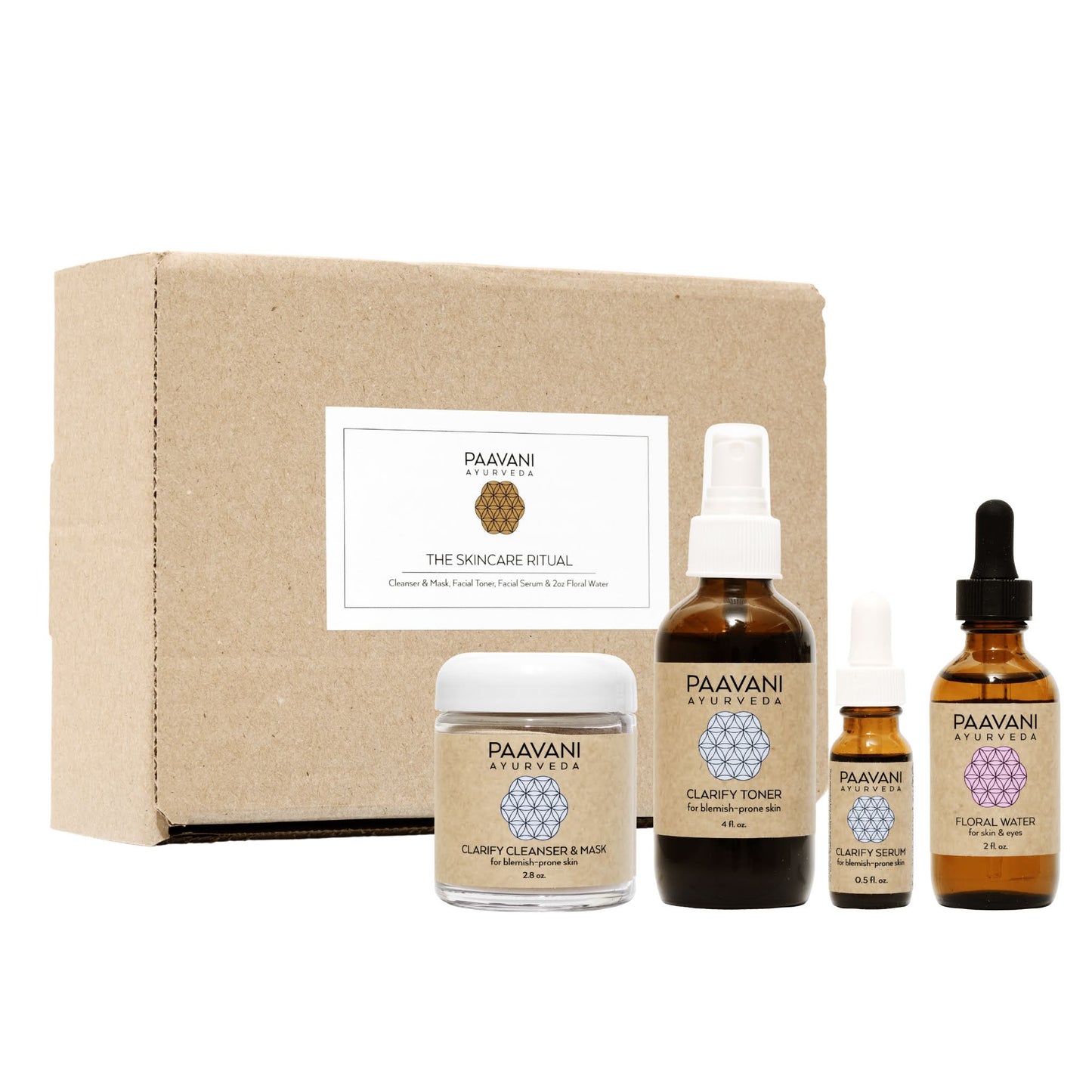 Clarify Skincare Ritual | Ayurvedic Set for Blemish-Prone + Oily Skin