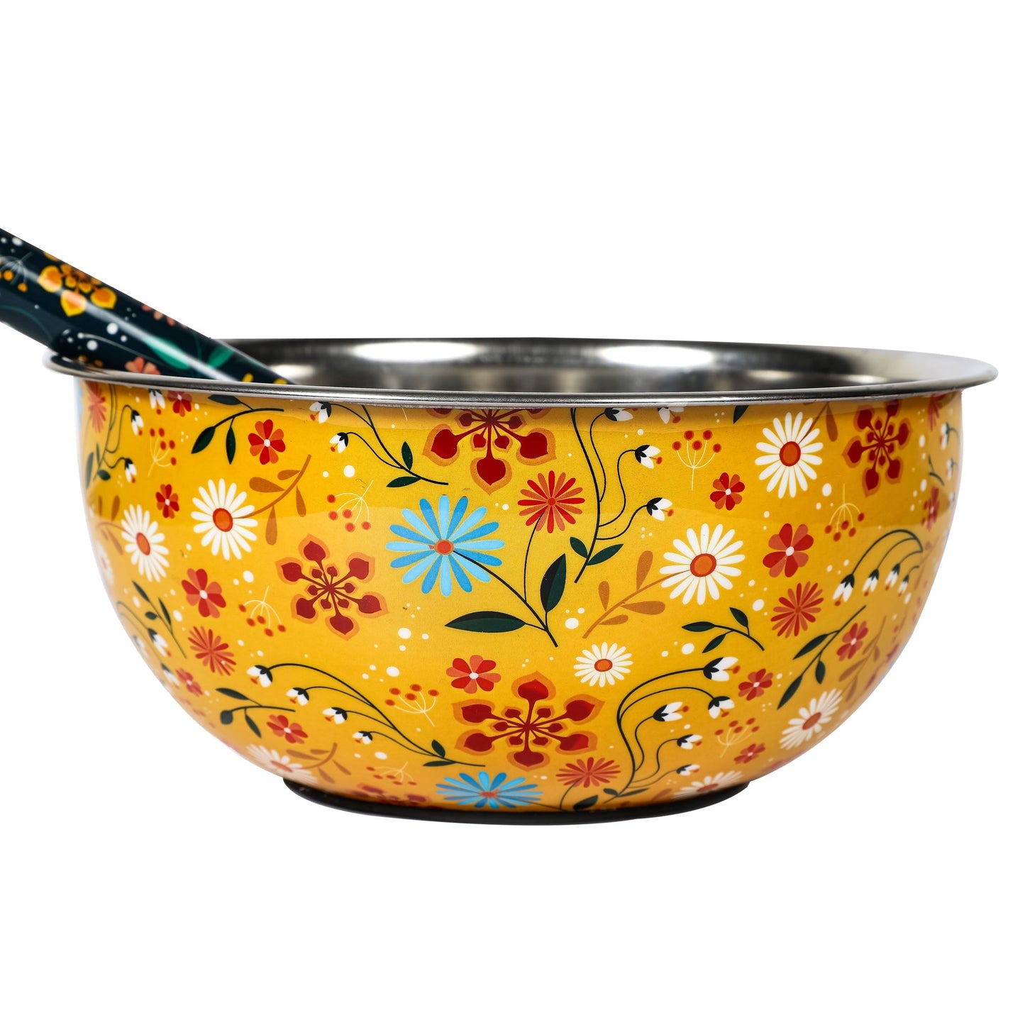 Sunburst Bloom Bowl + Whisk Set
