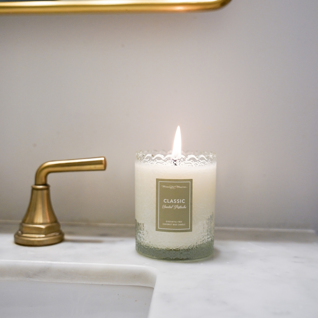 Meaningful Mantras Santal Pistache Candle - Thumbnail 5