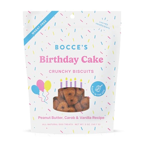 Bocce's Bakery | Peanut Butter Vanilla Birthday Cake Dog Treats
