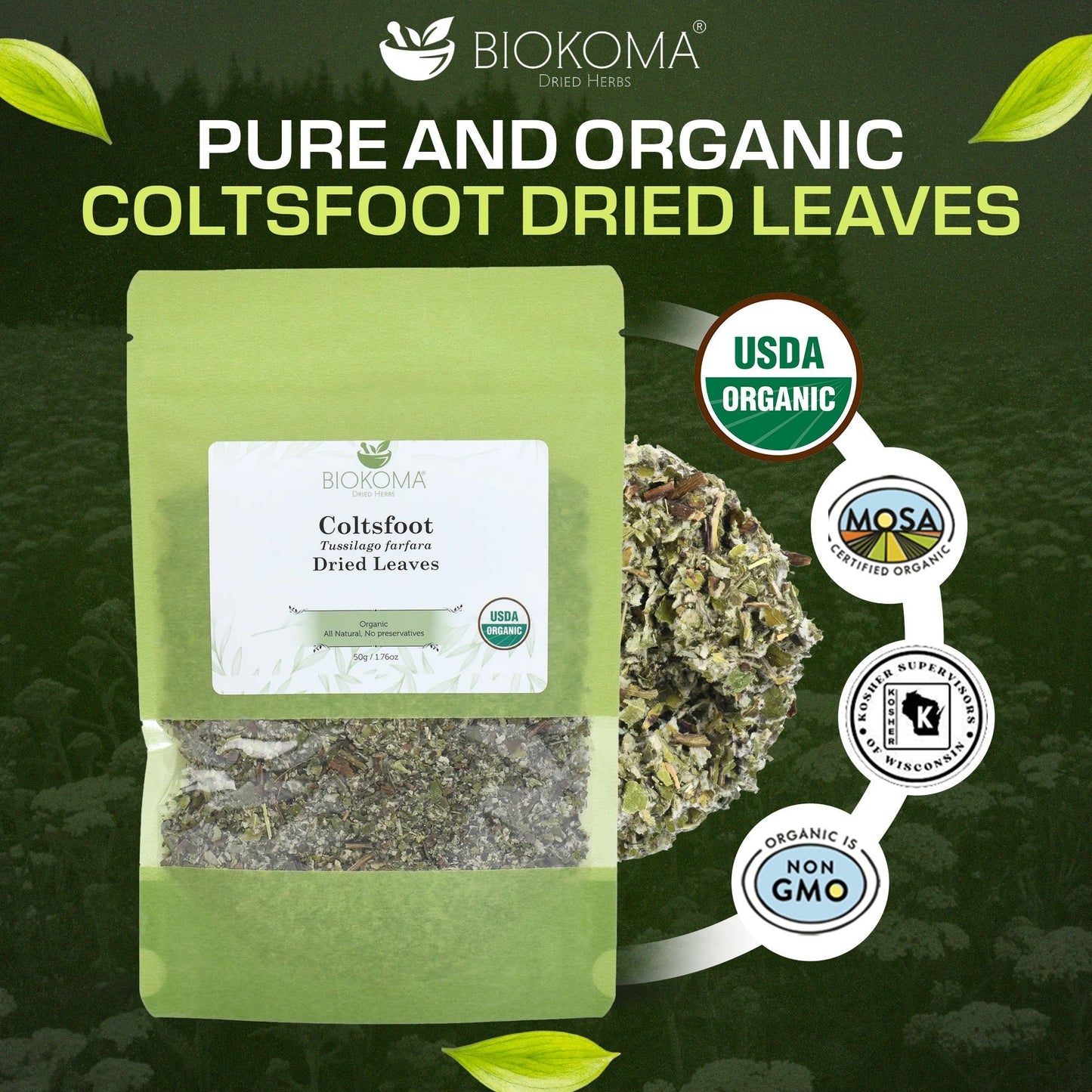 Coltsfoot | Premium Loose Leaf Dried Leaves
