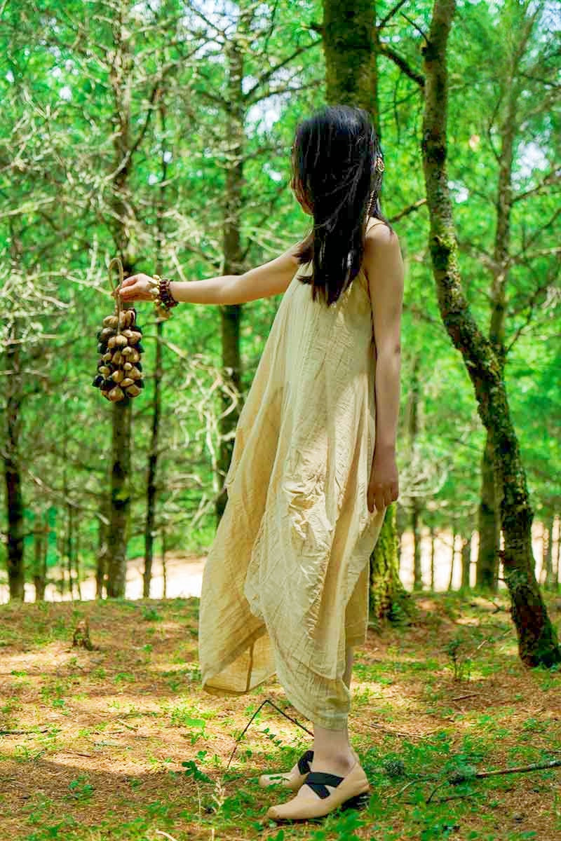 Handmade Entada, Pala Cardamom & Chacha Oleander Seed Shell Hand Bell