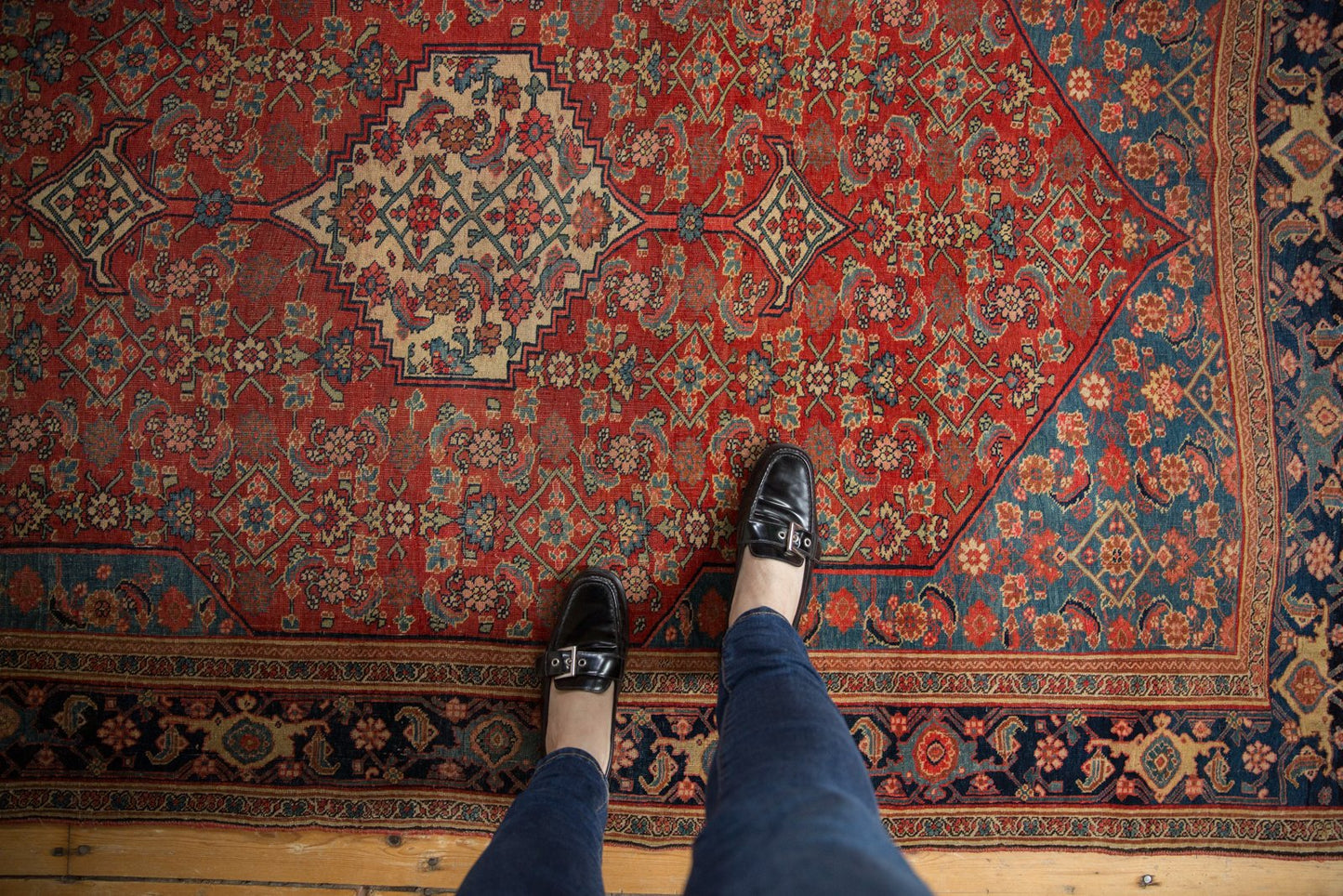 5x7.5 Antique Bijar Rug