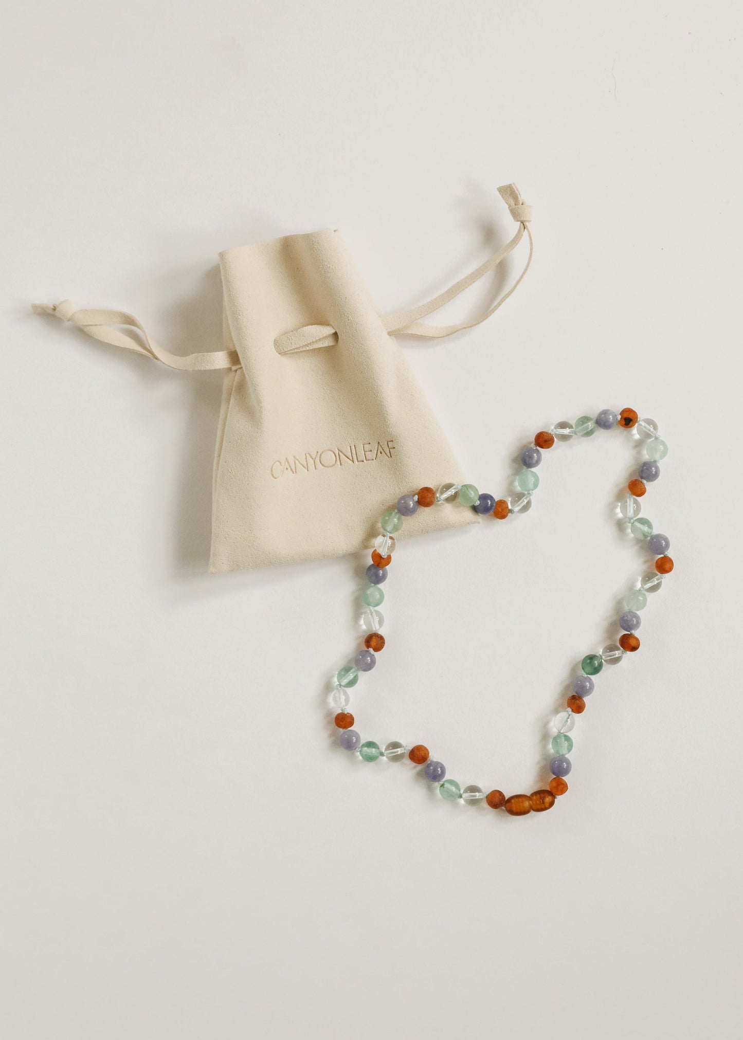 Baltic Sea Amber Natural Gemstone Necklace + 14k Gold Toggle