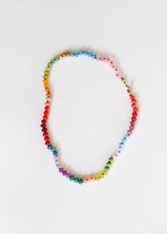 Skyline Gemstone Necklace + 14k Gold Filled Toggle