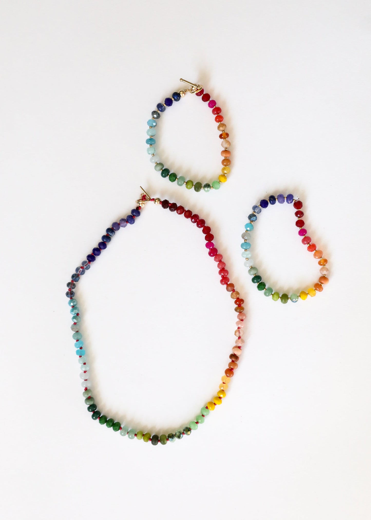 Key West Gemstone Necklace + 14k Gold Filled Toggle