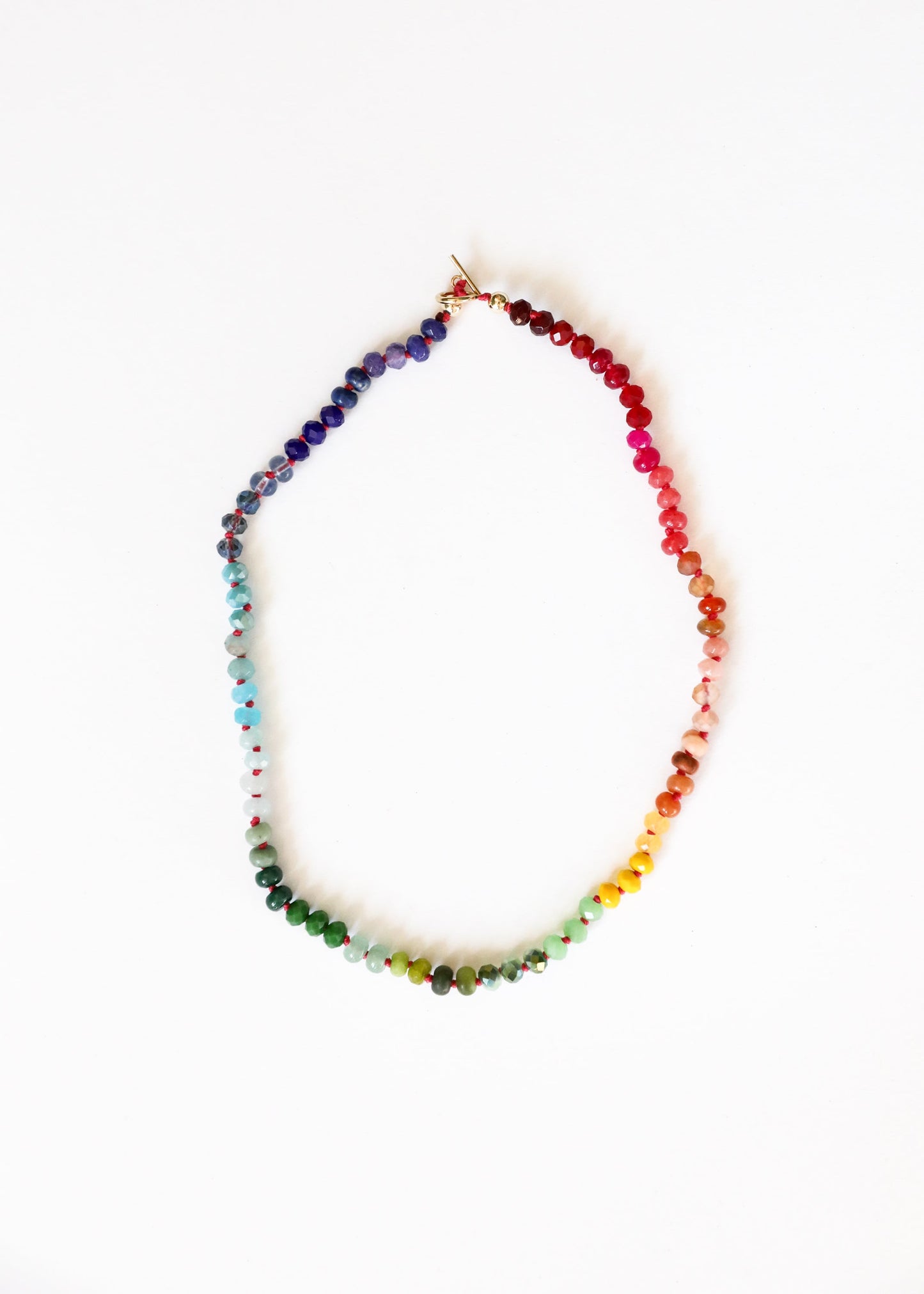 Key West Gemstone Necklace + 14k Gold Filled Toggle