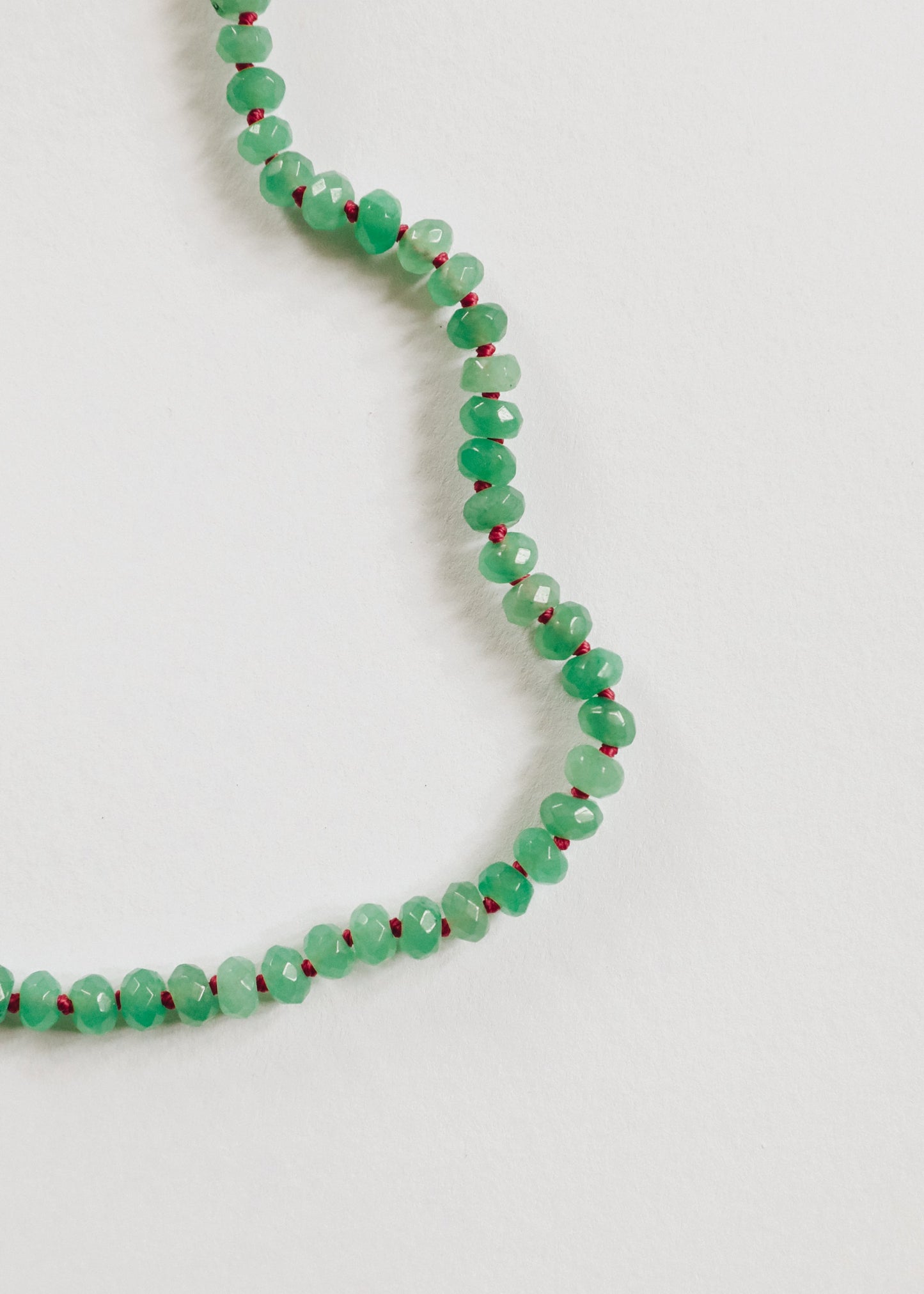 Aventurine Gemstone Necklace + 14k Gold Filled Toggle