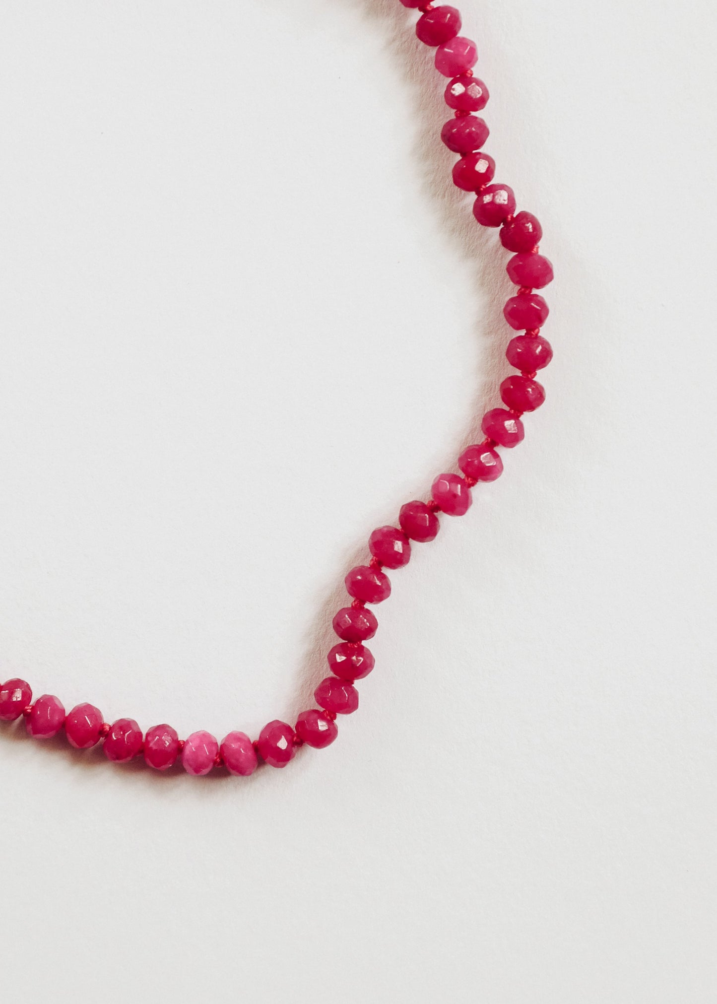 Pink Jade Natural Gemstone + 14k Gold Filled Toggle